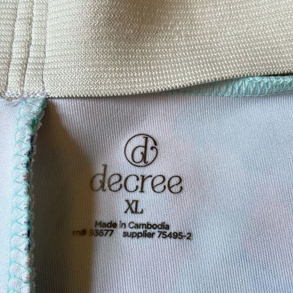 Decree Blue Watercolor Flared Skirt Size XL - Picture 2 of 5